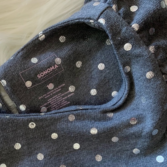 🛍 SALE Sonoma Girls Gray Ruffle Dress - Picture 5 of 5